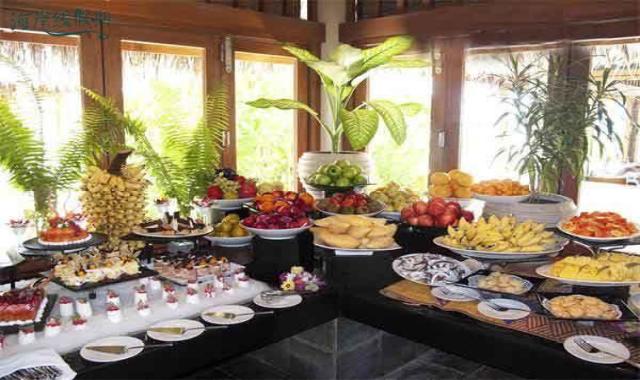 Dhonveli Buffet dining美食的图片集（ 亚洲和西方美食 ），印度洋三大明珠马尔代夫,维利甘度 Veligandu