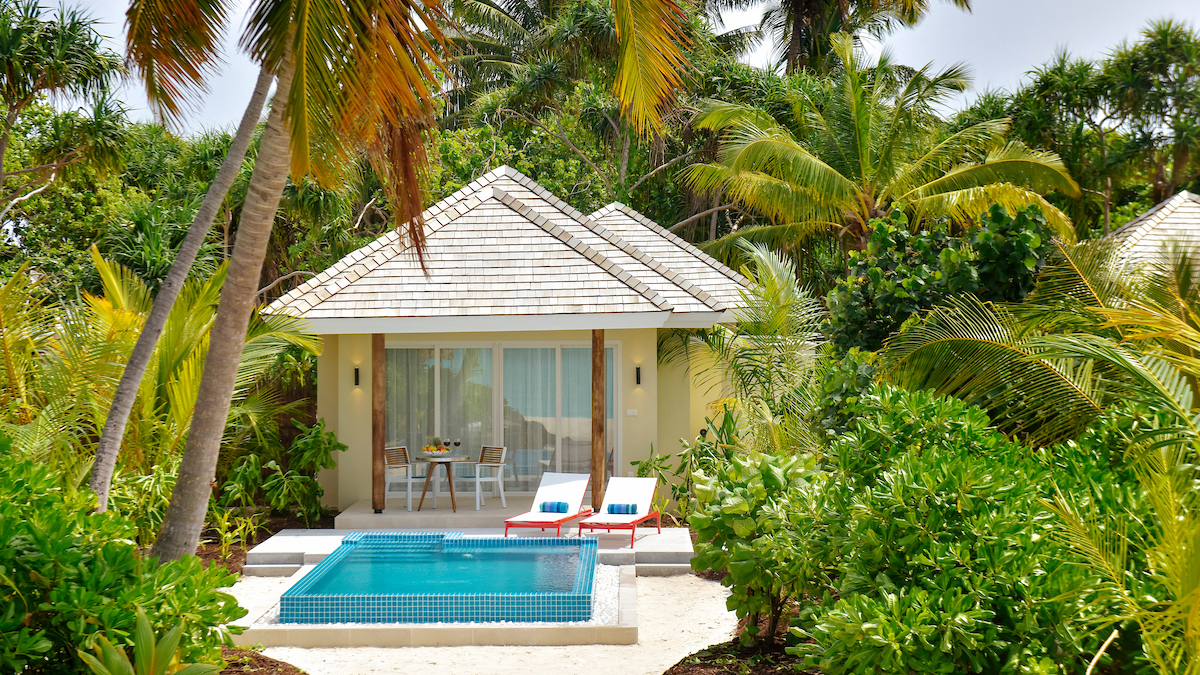 Sunrise/Sunset Beach Pool Villa With Swirl Pool-带按摩池的沙滩泳池别墅(日出/日落） 房型图片及房间装修风格(康迪玛|坎迪玛 Kandima Maldives)海岛马尔代夫 