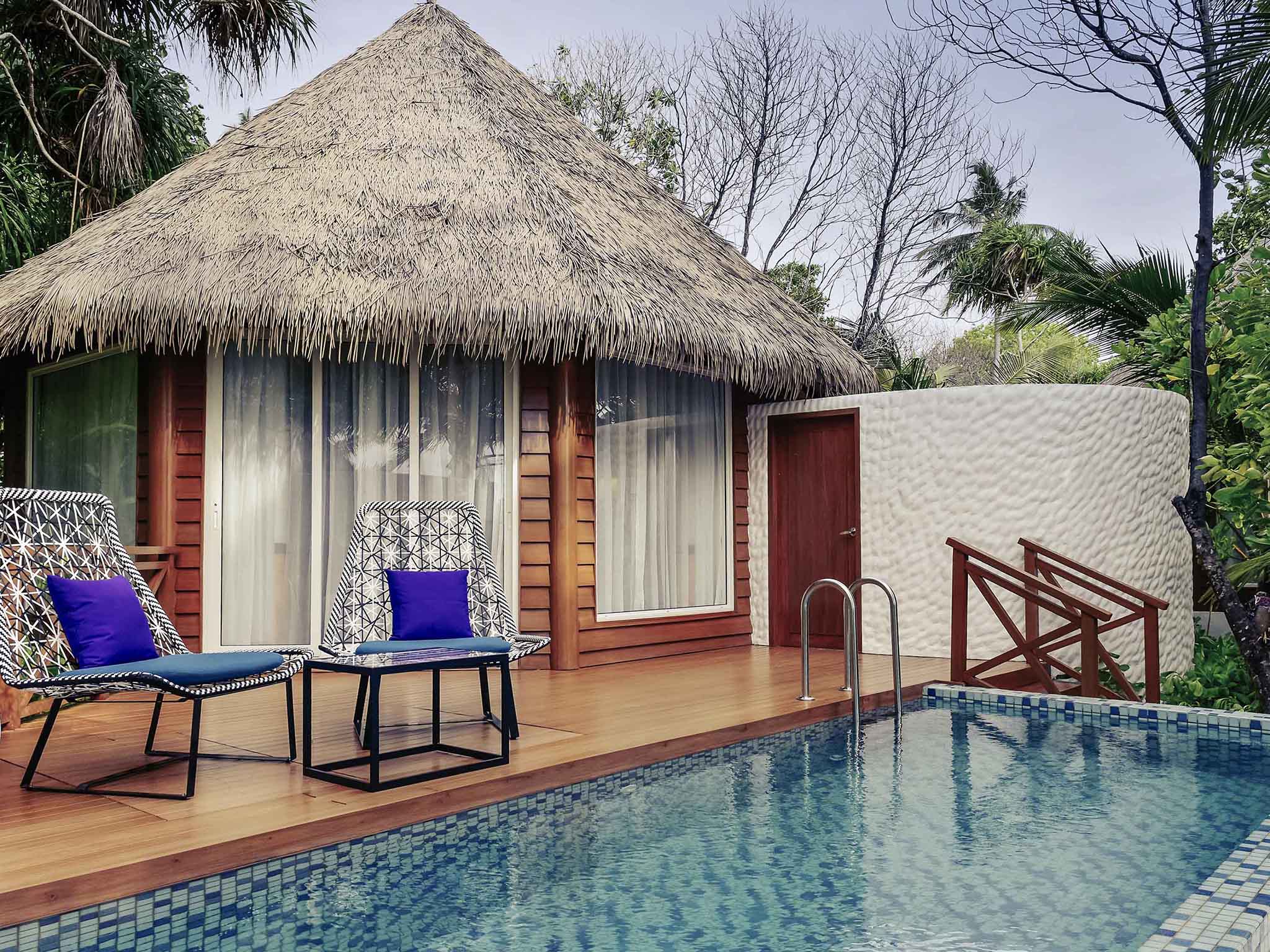 沙滩泳池别墅-Beach Pool Villa 房型图片及房间装修风格(美居度假村 Mercure Maldives Kooddoo)海岛马尔代夫 