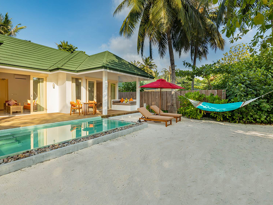 3 Bedroom Pool Beach Villa-三卧沙滩泳池别墅  房型图片及房间装修风格(禧亚世嘉岛 Siyam World Maldives)海岛马尔代夫