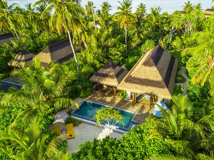 Beach Pool Villa-沙滩泳池别墅  房型图片及房间装修风格(铂尔曼 Pullman Maldives Maamutaa Resort)海岛马尔代夫 