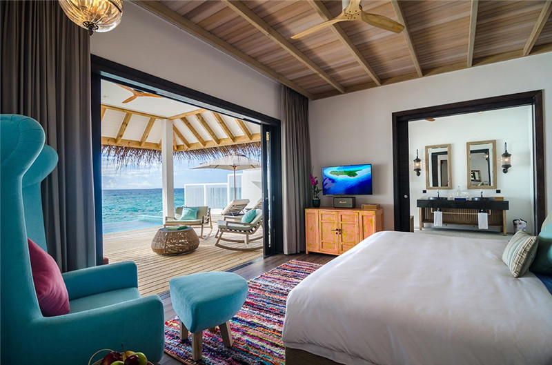 海洋泳池别墅-Ocean Villa with pool 房型图片及房间装修风格(菲诺芙岛 Finolhu Maldives)海岛马尔代夫 