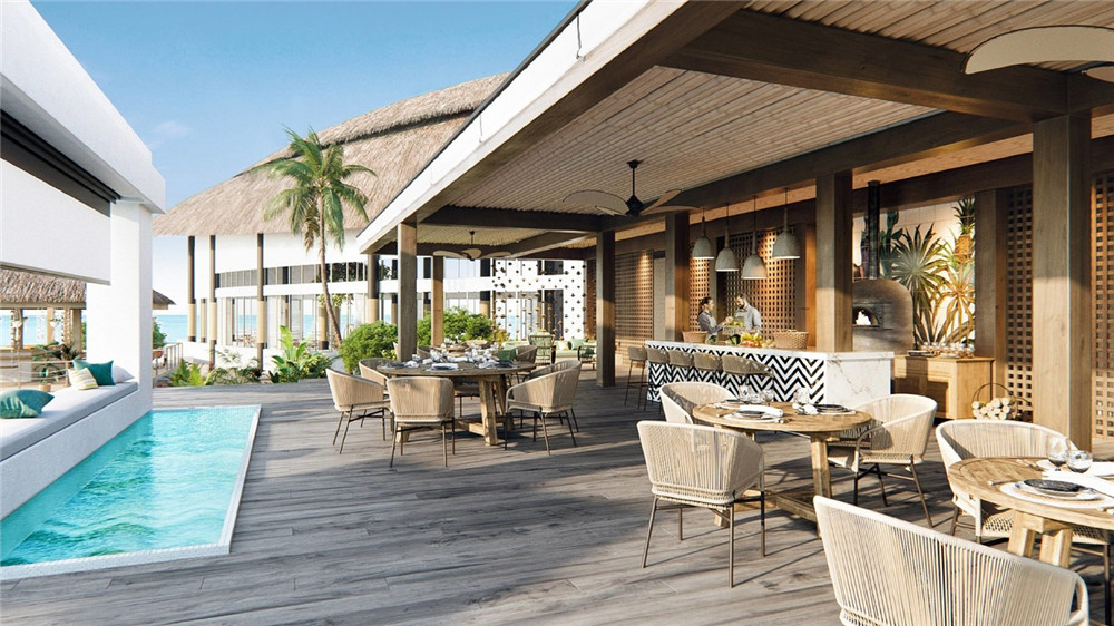 Fiamma Restaurant（意大利餐厅） dining美食的图片集（ 意大利美食 ），印度洋三大明珠马尔代夫,万豪酒店 JW Marriott Maldives Resort Spa