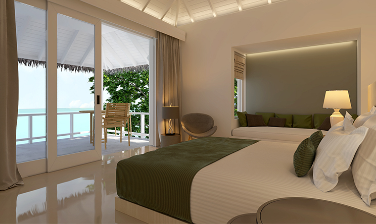 Grand Deluxe Rooms-气派豪华客房  房型图片及房间装修风格(双鱼岛|欧芙菲莉岛 Olhuveli Beach & Spa Resort)海岛马尔代夫 