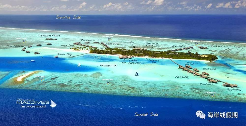maldives攻略, 坐船才能到达的水屋,马尔代夫有几家? -马尔代夫攻略-一级代理-海岸线假期官网