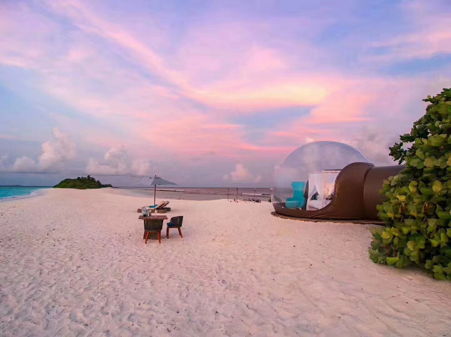 Bubble Villa-泡泡屋 房型图片及房间装修风格(菲诺芙岛 Finolhu Maldives)海岛马尔代夫 