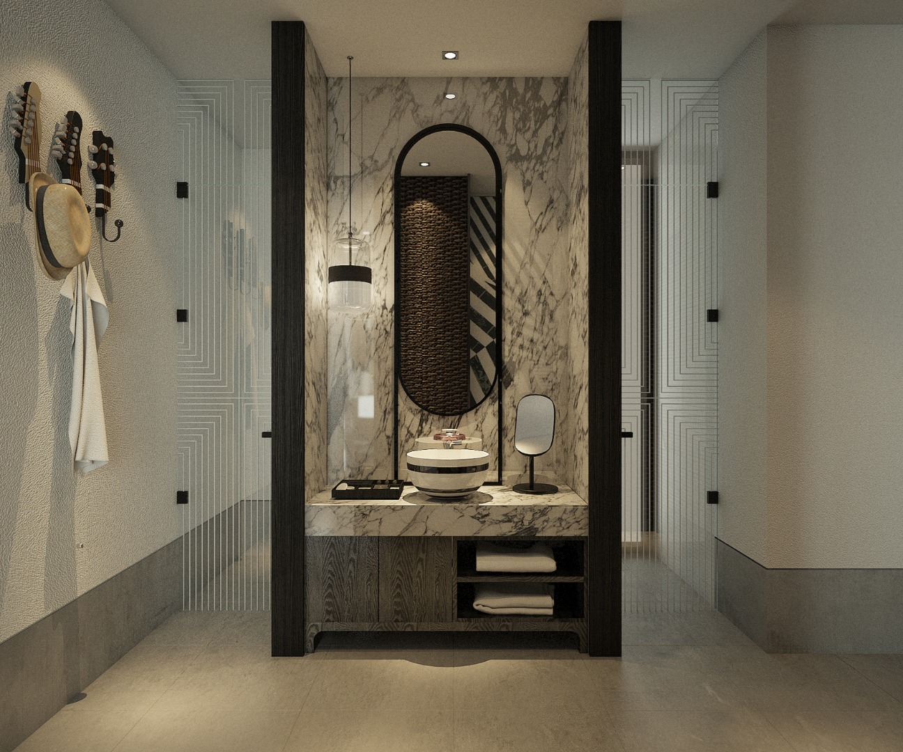 房型内部设施图片参考，如无边泳池与电视及音响， 黄金海滩别墅-Gold Beach Villa maldievs(硬石酒店 HARD ROCK HOTEL MALDIVES) 