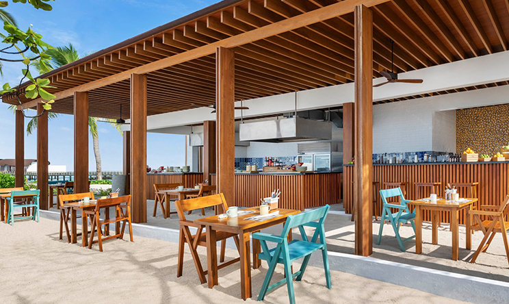 威斯汀 The Westin Maldives Miriandhoo Resort,dining时间( 午餐、晚餐 )美食攻略 Hawker(亚洲餐厅) ,方便大家选岛(海岸线假期一级代理提供),海岛马尔代夫maldives