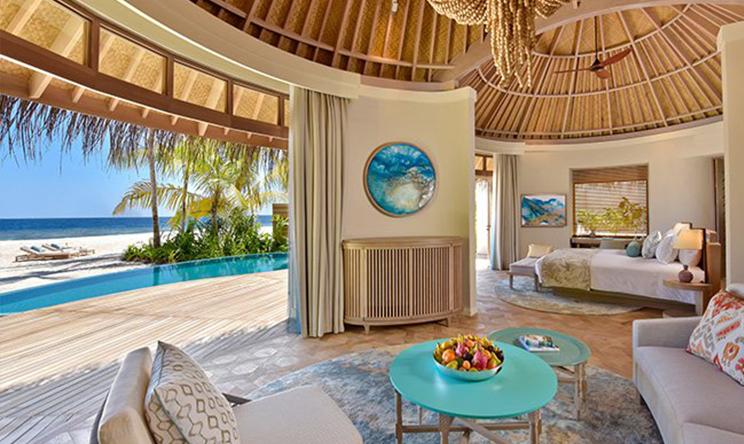 Beach Houses-海滩度假屋  房型图片及房间装修风格(鹦鹉螺岛 The Nautilus Maldives)海岛马尔代夫