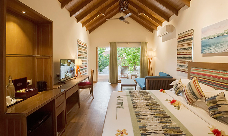 Two-bedroom Garden Suites-双卧花园套房  房型图片及房间装修风格(瑞提法鲁岛 Reethi Faru Resort)海岛马尔代夫 