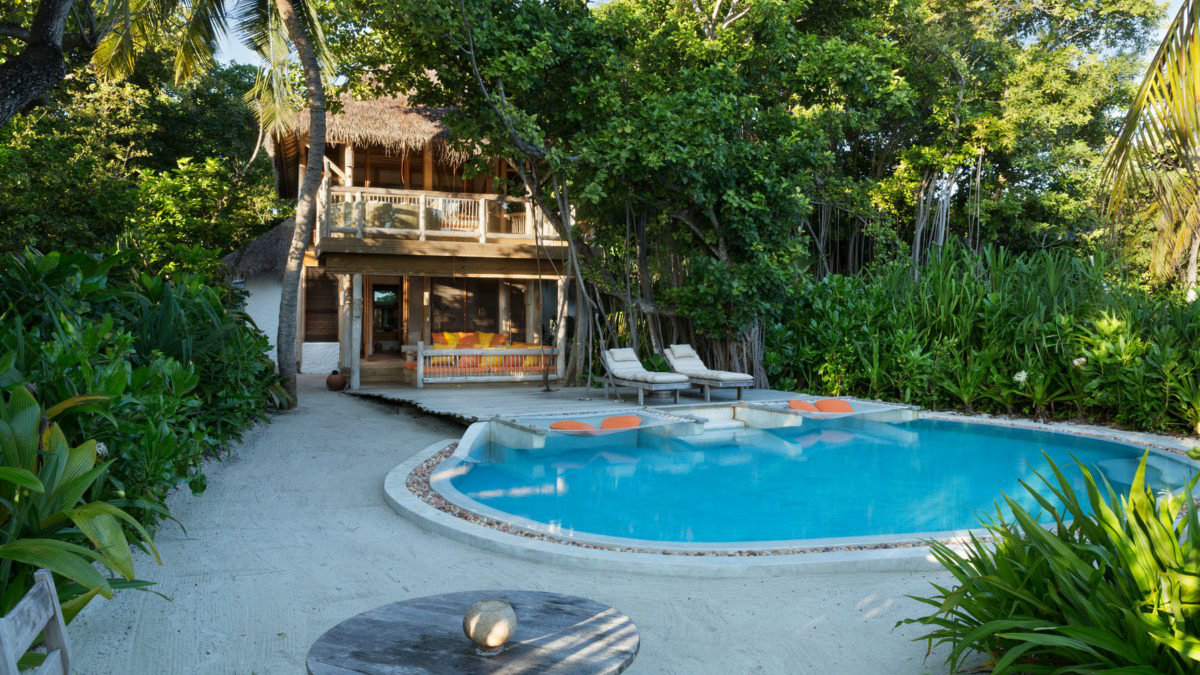 Crusoe Suite With Pool-克鲁索泳池套房 房型图片及房间装修风格(索尼娃芙西岛度假村 Soneva Fushi)海岛马尔代夫 