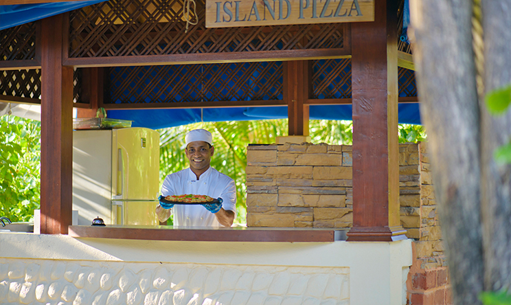 Island Pizza(意大利餐厅) dining美食的图片集( 意大利风味 ),印度洋三大明珠马尔代夫,双鱼岛|欧芙菲莉岛 Olhuveli Beach & Spa Resort