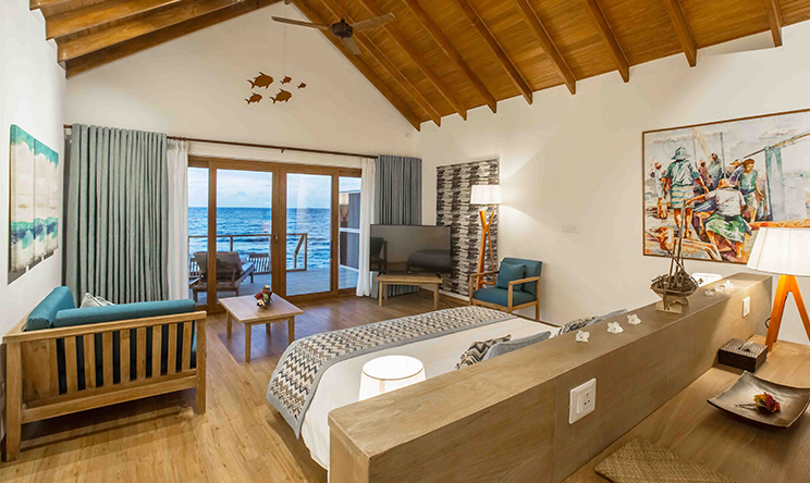 Water villa-水上别墅 房型图片及房间装修风格(瑞提法鲁岛 Reethi Faru Resort)海岛马尔代夫 
