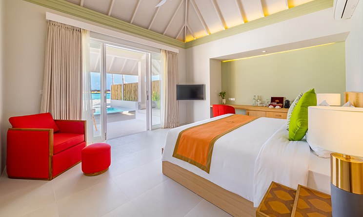 Grand Beach Villa With Pool-气派沙滩别墅（带泳池） 房型图片及房间装修风格(双鱼岛|欧芙菲莉岛 Olhuveli Beach & Spa Resort)海岛马尔代夫 