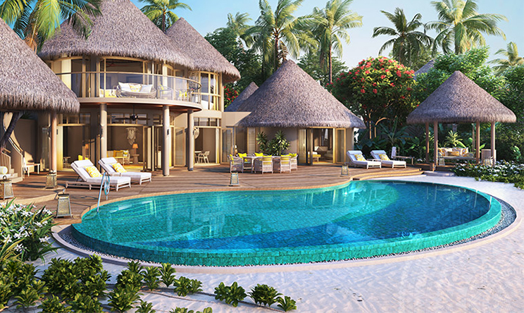 2-bedroom Beach Residences-双卧海滩住宅  房型图片及房间装修风格(鹦鹉螺岛 The Nautilus Maldives)海岛马尔代夫