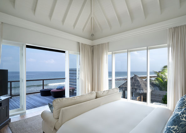 房型内部设施图片参考，如无边泳池与电视及音响， Two Bedroom Pool Residence-两卧室泳池别墅 maldievs(娜拉杜岛 Naladhu Private Island Maldives) 