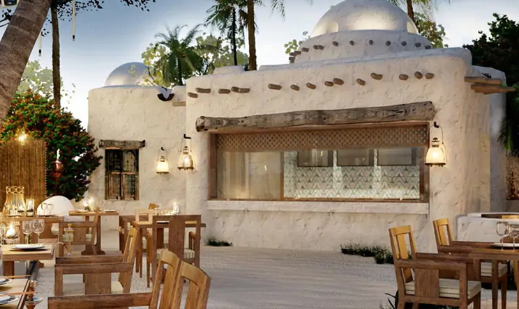 华尔道夫.伊塔富士岛|希尔顿 Waldorf Astoria Maldives Ithaafushi,dining时间( 18:30 - 22:30 )美食攻略 Yasmeen（阿拉伯餐厅） ，方便大家选岛（海岸线假期一级代理提供），海岛马尔代夫maldives