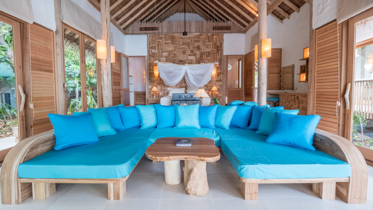 房型内部设施图片参考，如无边泳池与电视及音响， Sunset Reserve (Villa 43)-六卧室日落豪华别墅（43号别墅） maldievs(索尼娃芙西岛度假村 Soneva Fushi) 