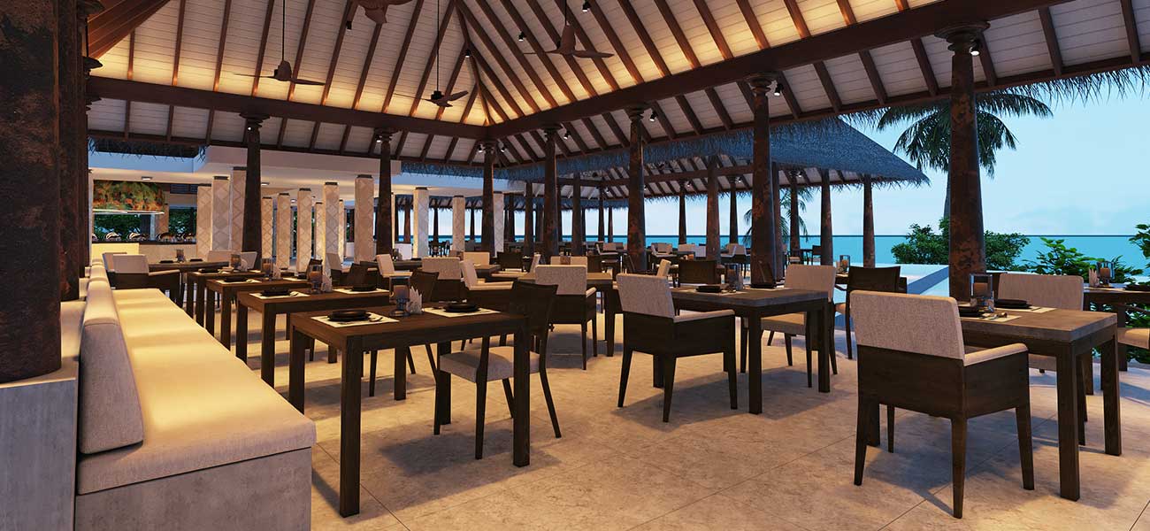 Ranba全日餐厅--Ranba Restaurant dining美食的图片集(  ),印度洋三大明珠马尔代夫,海瑞坦斯阿拉岛|瑰宝岛 Heritance Aarah Maldives