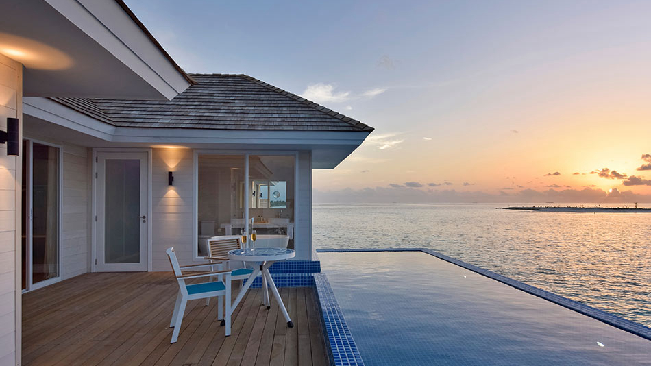 Sunset Aqua Pool Suite-日落水上泳池套房 房型图片及房间装修风格(康迪玛|坎迪玛 Kandima Maldives)海岛马尔代夫 