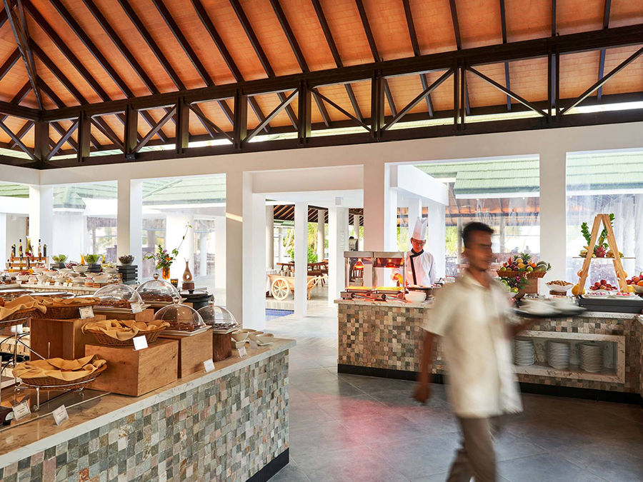 禧亚世嘉岛 Siyam World Maldives,dining时间( 06:30-10:00 )美食攻略 巴拉巴鲁餐厅--Baraabaru ,方便大家选岛(海岸线假期一级代理提供),海岛马尔代夫maldives