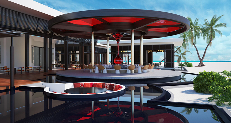 The Spcie（主餐厅）--Main Restaurant dining美食的图片集（ 国际美食 ），印度洋三大明珠马尔代夫,奥静岛 OBLU by Atmosphere at sangeli