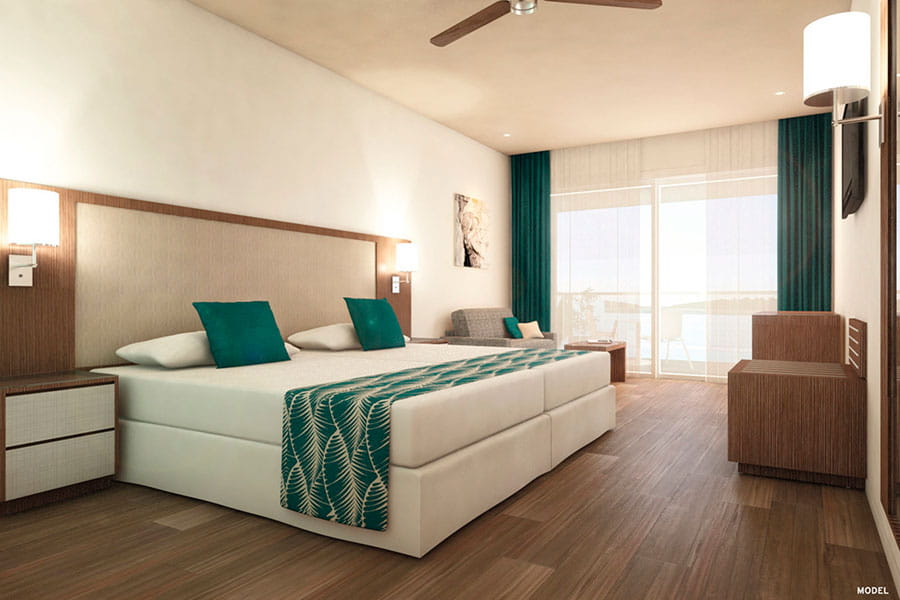 Double Standard-双人公寓(楼上) 房型图片及房间装修风格(悦宜湾珊瑚岛酒店 Hotel Riu Atoll)海岛马尔代夫 