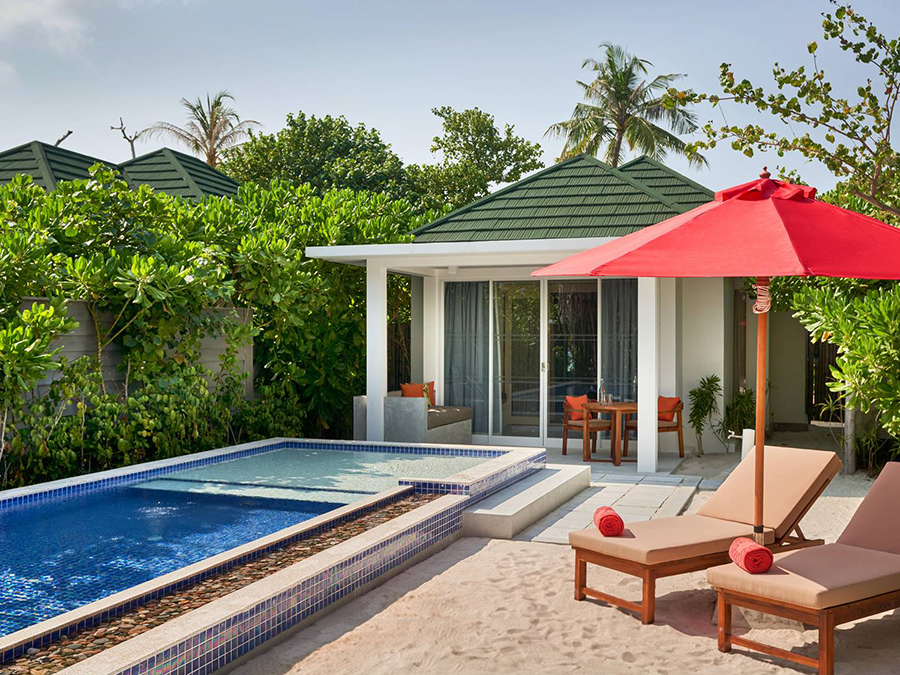 Beach Suite With Pool-沙滩泳池套房  房型图片及房间装修风格(禧亚世嘉岛 Siyam World Maldives)海岛马尔代夫