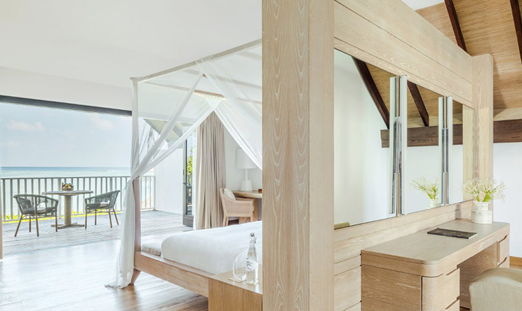 双卧沙滩屋-Two Bedroom Beach House 房型图片及房间装修风格(玛丽富士 COMO Maalifushi)海岛马尔代夫 
