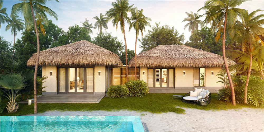 Family Beach Pool Villa-家庭海滩泳池别墅 房型图片及房间装修风格(洲际酒店(ihg) InterContinental Maldives Maamunagau Resort)海岛马尔代夫