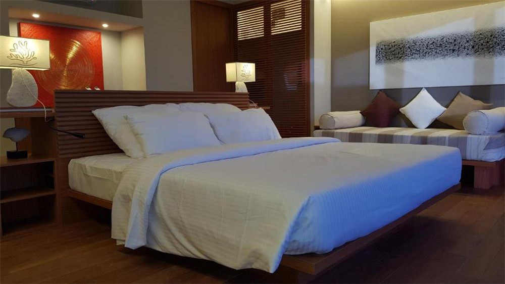 房型内部设施图片参考，如无边泳池与电视及音响， Beach Bungalow-海滩小屋 maldievs(薇莉富士岛|希拉蒙 Cinnamon Velifushi Maldives) 