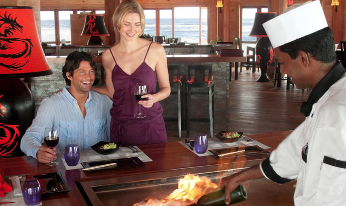 Asian Wok Restaurant 亚洲烧烤餐厅 dining美食的图片集( 亚洲美食 ),印度洋三大明珠马尔代夫,维拉曼豪(多) Vilamendhoo