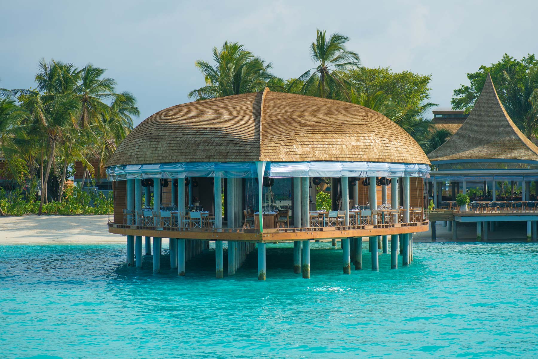 The Reef（马尔代夫餐厅） dining美食的图片集（ 马尔代夫美食（海滩） ），印度洋三大明珠马尔代夫,K岛|库拉玛提|库拉玛缇 Kuramathi Maldives