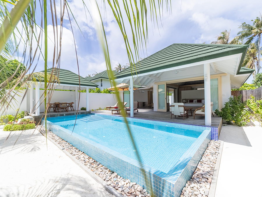 Grand Beach House-高级沙滩房  房型图片及房间装修风格(禧亚世嘉岛 Siyam World Maldives)海岛马尔代夫