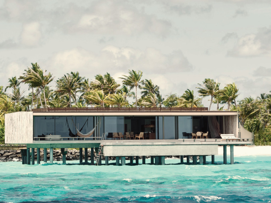 Two Bedroom Water villa with private pool-双卧水上泳池别墅  房型图片及房间装修风格(柏典 Patina Maldives Fari Islands)海岛马尔代夫 