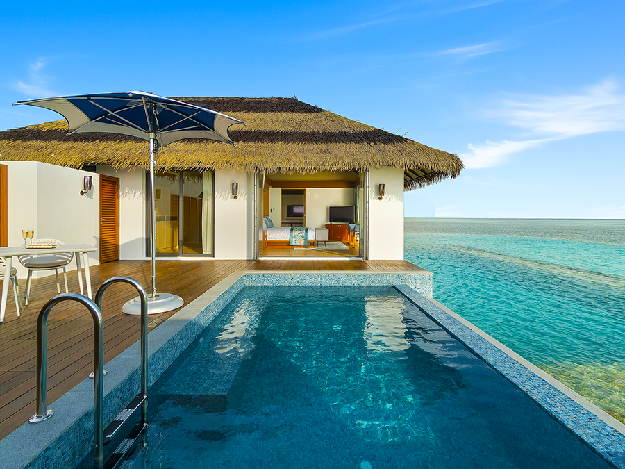 The Aqua Villas-海底别墅（双卧）  房型图片及房间装修风格(铂尔曼 Pullman Maldives Maamutaa Resort)海岛马尔代夫 