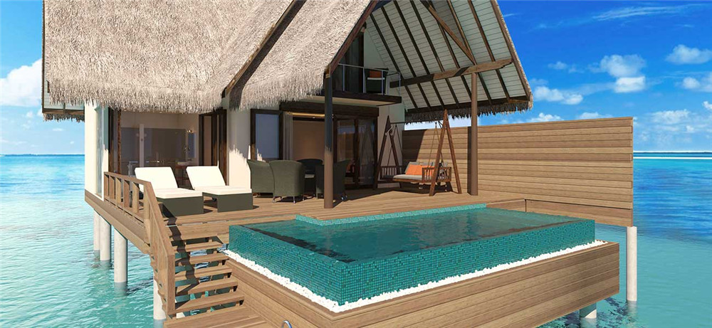 Ocean Suite-海洋套房 房型图片及房间装修风格(海瑞坦斯阿拉岛|瑰宝岛 Heritance Aarah Maldives)海岛马尔代夫