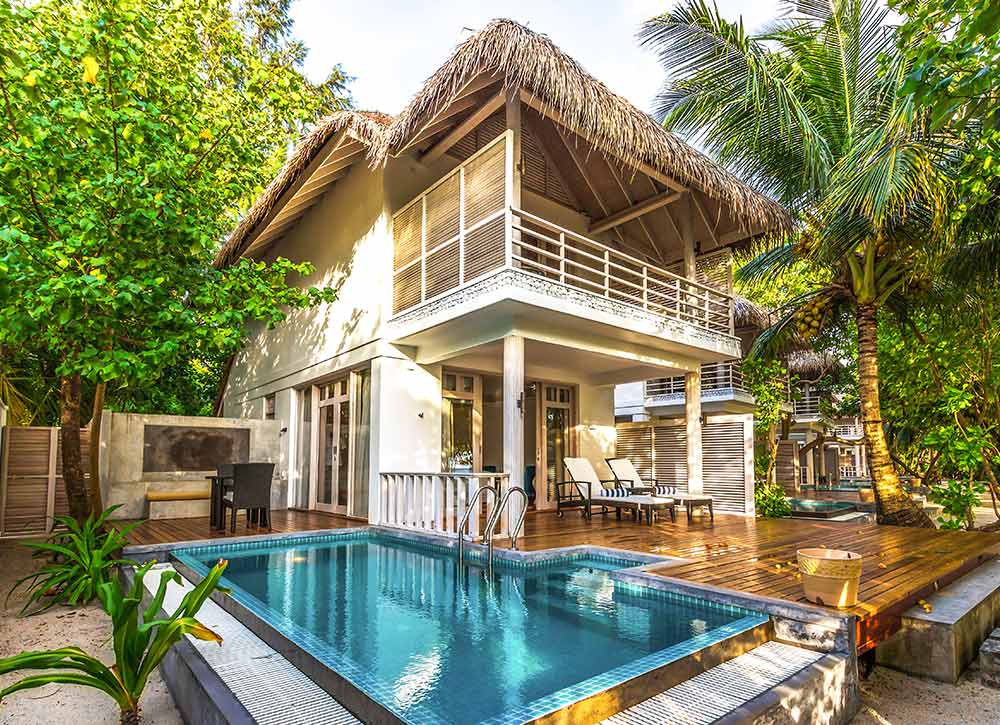 Beach Suite-沙滩套房 房型图片及房间装修风格(阿玛雅岛 Amaya Kuda Rah)海岛马尔代夫 