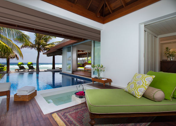 Ocean Pool Villa-海景泳池别墅 房型图片及房间装修风格(娜拉杜岛 Naladhu Private Island Maldives)海岛马尔代夫 