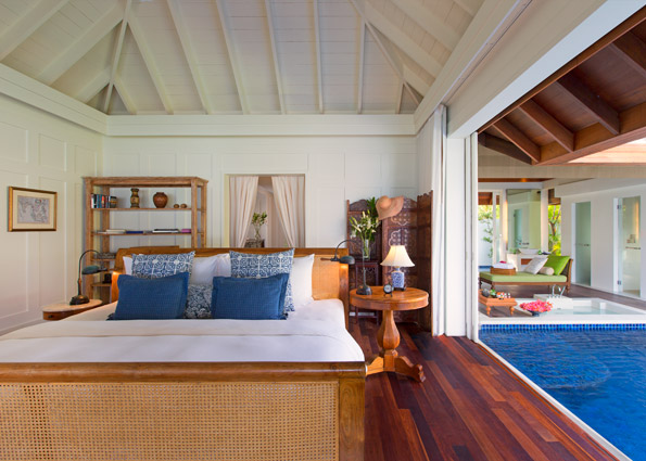 房型内部设施图片参考，如无边泳池与电视及音响， Ocean Pool Villa-海景泳池别墅 maldievs(娜拉杜岛 Naladhu Private Island Maldives) 