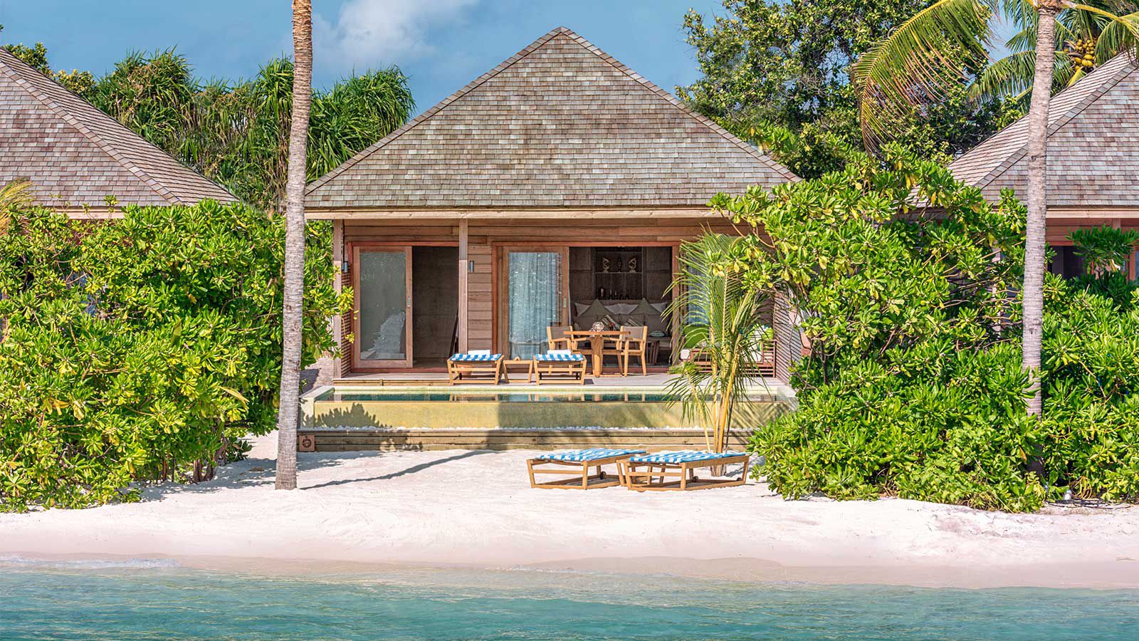 Beach Pool Villa-海滩泳池别墅 房型图片及房间装修风格(芙拉瓦丽岛 Hurawalhi Maldives)海岛马尔代夫 