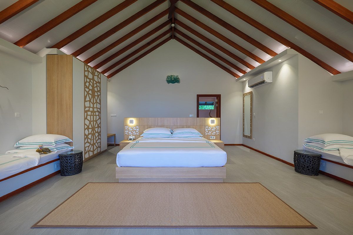 2 Bedroom Lagoon Water Pool Villa-两卧室泻湖水上泳池别墅 房型图片及房间装修风格(芙娜瓦希(原名:卡佩迪恩) The Standard Huruvalhi Maldives)海岛马尔代夫