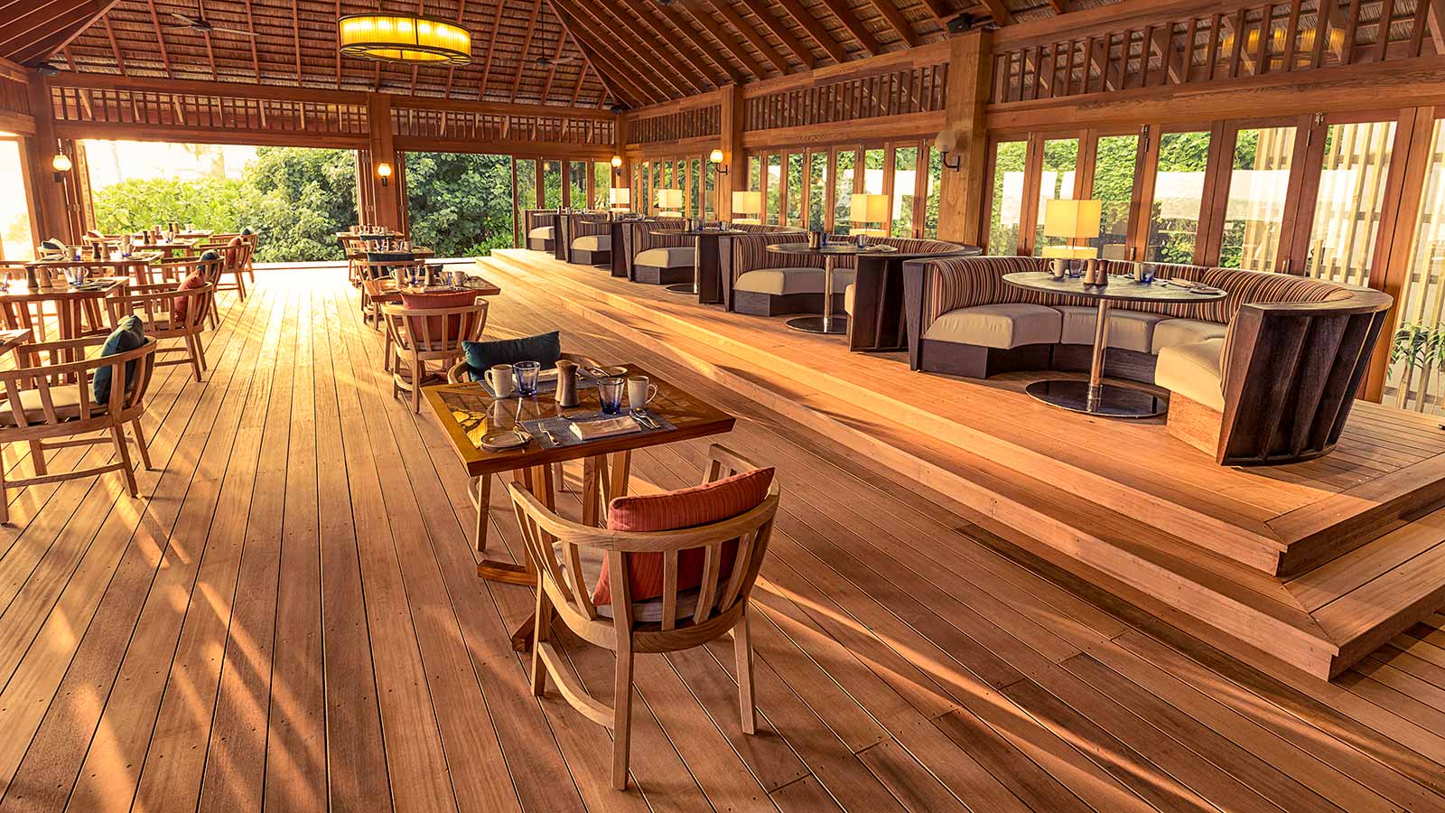 Canneli（自助餐厅） dining美食的图片集（ 国际美食 ），印度洋三大明珠马尔代夫,芙拉瓦丽岛 Hurawalhi Maldives