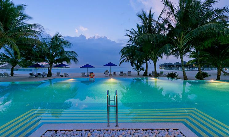 双鱼岛|欧芙菲莉岛 Olhuveli Beach & Spa Resort,dining时间( 08:00–24:00 )美食攻略 Sunrise Bar(日落酒吧) ,方便大家选岛(海岸线假期一级代理提供),海岛马尔代夫maldives