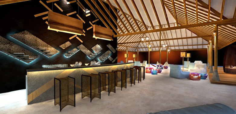 Iru Bar（海滨酒吧） dining美食的图片集（ 各式美酒 ），印度洋三大明珠马尔代夫,阿玛瑞|豪沃达 Amari Havodda Maldives