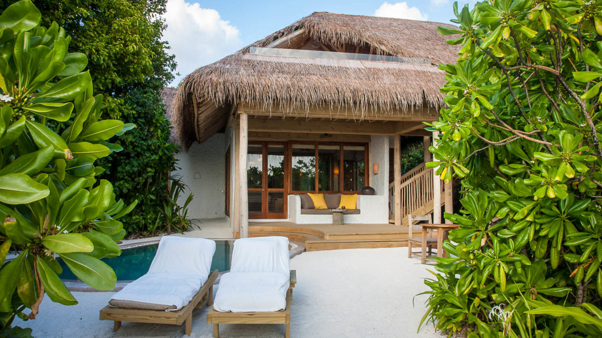 房型内部设施图片参考，如无边泳池与电视及音响， Soneva Fushi Family Villa Suite With Pool-索尼娃芙西家庭泳池别墅 maldievs(索尼娃芙西岛度假村 Soneva Fushi) 