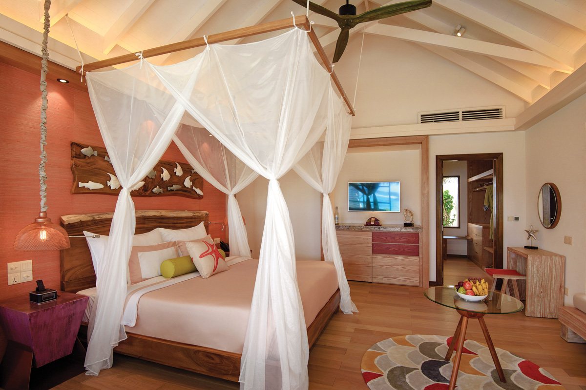 Beach Villa-海滩别墅 房型图片及房间装修风格(奥静岛 OBLU by Atmosphere at sangeli)海岛马尔代夫 