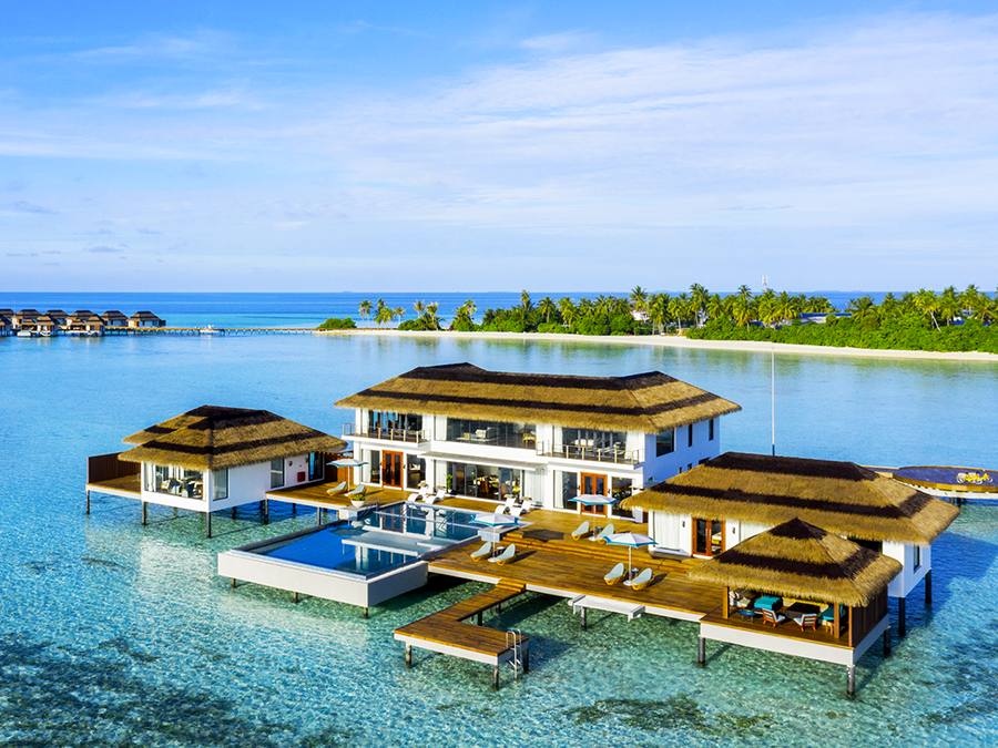 Royal Suite-皇家套房（三卧）  房型图片及房间装修风格(铂尔曼 Pullman Maldives Maamutaa Resort)海岛马尔代夫 