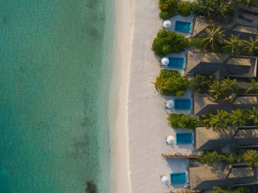房型内部设施图片参考，如无边泳池与电视及音响， Beach Villa With Pool-沙滩泳池别墅  maldievs(翡翠法鲁富士岛 Emerald Faarufushi Resort and Spa) 