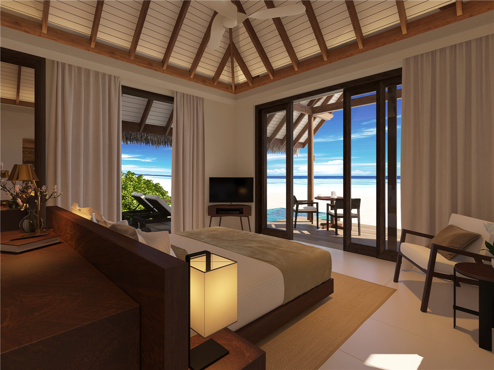 Family Beach Pool Villa-家庭海滩泳池别墅 房型图片及房间装修风格(海瑞坦斯阿拉岛|瑰宝岛 Heritance Aarah Maldives)海岛马尔代夫